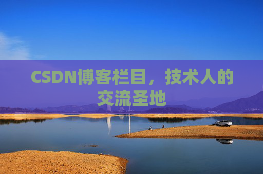 CSDN博客栏目，技术人的交流圣地
